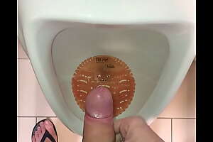 jerking at urinals