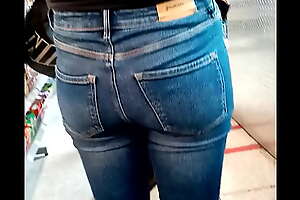 Ass jeans candid teen