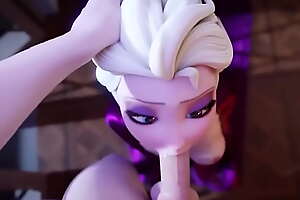 Elsa gets her throat fucked hard ( Animation by Fire Box Studio )