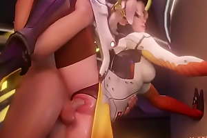 Mercy gets FUCKED merit comparison with a wall
