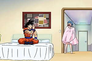 Goku Pega Bulma Saindo do Banho e o Corno do Vegeta Fica Bravo - Nightmarishness Ball Z