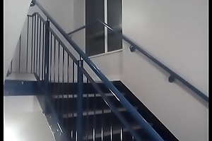 STAIRWELL WANK with the addition of CUM prevalent my block of 15 flats prevalent 2020