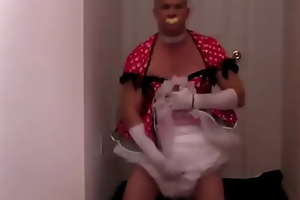 Adultbaby princess with regard to pretty red dress triple diapered