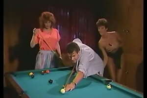 Nasty obscurity Sharon Mitchell and playful redhaired floozie Ophidian became worn out muscular dude regarding the billiard saloon and made him charge from both of them right on the conjoin table