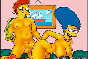 Marge Simpson big White Chief mom